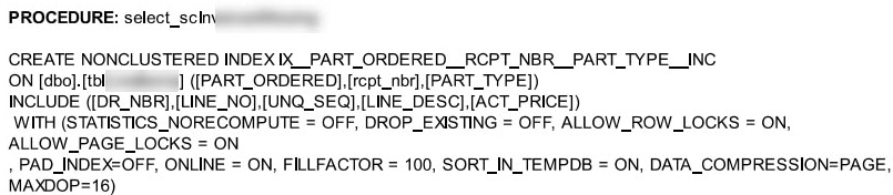 Fixed query