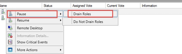 Resume node